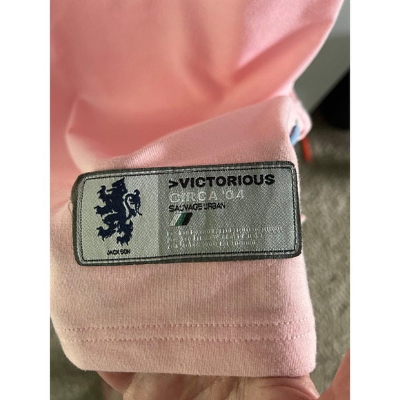 NWT Victorious Women's Y2K Jersey style‎ Pink "Los Angeles" dress size XL - Picture 4 of 11